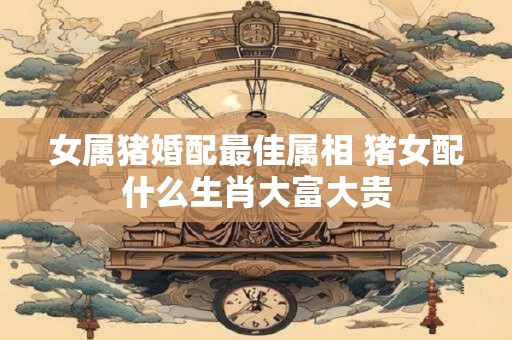 女属猪婚配最佳属相 猪女配什么生肖大富大贵