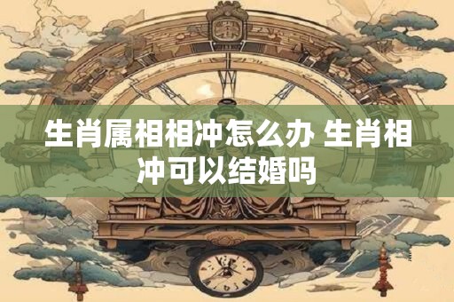 生肖属相相冲怎么办 生肖相冲可以结婚吗