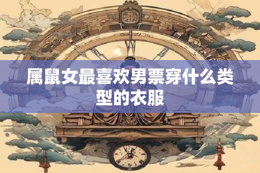 属鼠女最喜欢男票穿什么类型的衣服