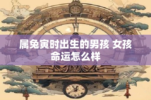 属兔寅时出生的男孩 女孩命运怎么样