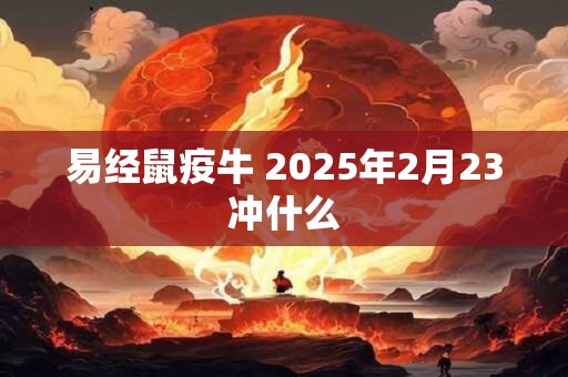 易经鼠疫牛 2025年2月23冲什么