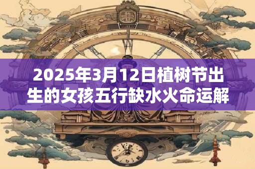 2025年3月12日植树节出生的女孩五行缺水火命运解析与取名