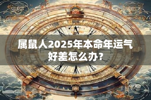 属鼠人2025年本命年运气好差怎么办？
