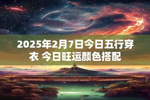 2025年2月7日今日五行穿衣 今日旺运颜色搭配