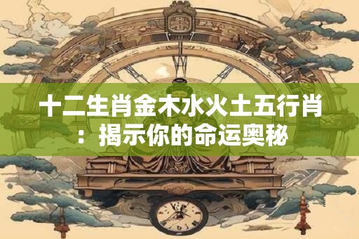 十二生肖金木水火土五行肖：揭示你的命运奥秘
