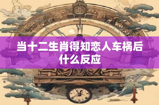 当十二生肖得知恋人车祸后什么反应