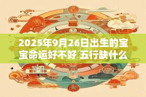 2025年9月26日出生的宝宝命运好不好 五行缺什么