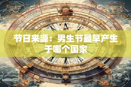 节日来源：男生节最早产生于哪个国家