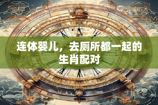 连体婴儿，去厕所都一起的生肖配对