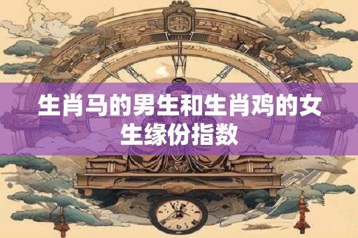 生肖马的男生和生肖鸡的女生缘份指数