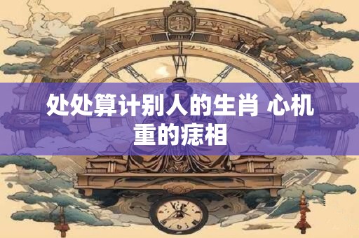 处处算计别人的生肖 心机重的痣相