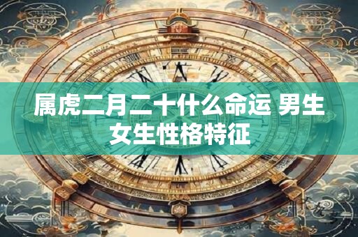 详细阅读:属虎二月二十什么命运 男生女生性格特征 属虎二月二十什么命运 男生女生性格特征