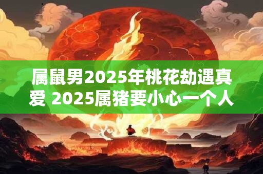 属鼠男2025年桃花劫遇真爱 2025属猪要小心一个人