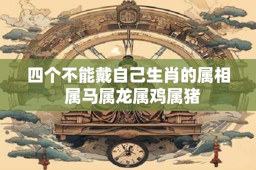 四个不能戴自己生肖的属相  属马属龙属鸡属猪