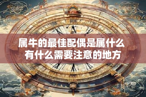 详细阅读:属牛的最佳配偶是属什么 有什么需要注意的地方 属牛的最佳配偶是属什么 有什么需要注意的地方