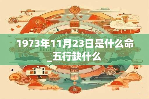1973年11月23日是什么命_五行缺什么