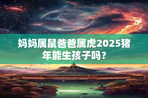 妈妈属鼠爸爸属虎2025猪年能生孩子吗？