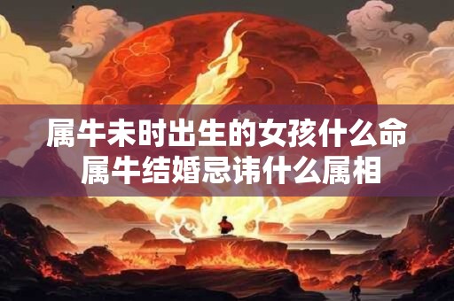 属牛未时出生的女孩什么命 属牛结婚忌讳什么属相
