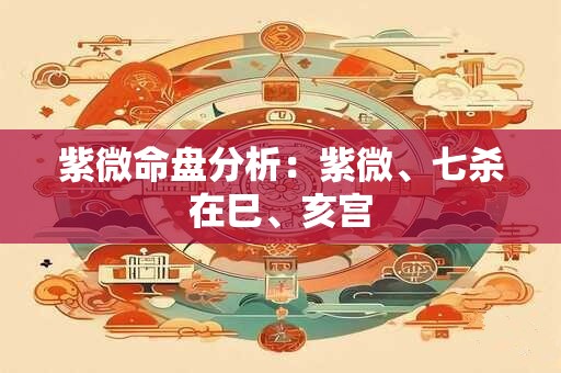 紫微命盘分析：紫微、七杀在巳、亥宫