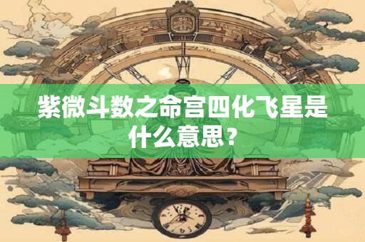 紫微斗数之命宫四化飞星是什么意思？
