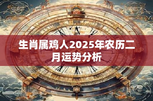生肖属鸡人2025年农历二月运势分析