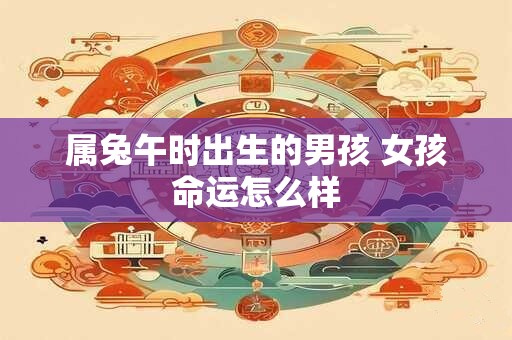 属兔午时出生的男孩 女孩命运怎么样