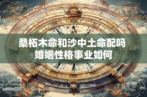 桑柘木命和沙中土命配吗 婚姻性格事业如何