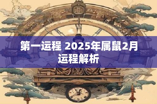 第一运程 2025年属鼠2月运程解析