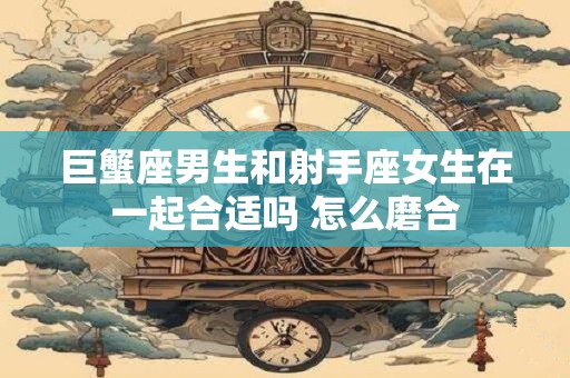 巨蟹座男生和射手座女生在一起合适吗 怎么磨合