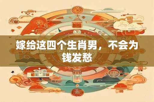 嫁给这四个生肖男，不会为钱发愁