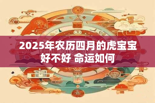 2026年农历四月的虎宝宝好不好 命运如何