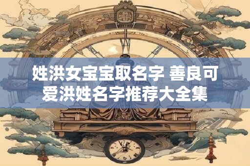 姓洪女宝宝取名字 善良可爱洪姓名字推荐大全集