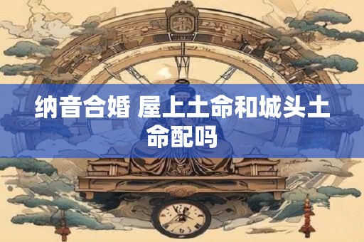 纳音合婚 屋上土命和城头土命配吗