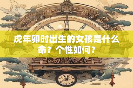 虎年卯时出生的女孩是什么命？个性如何？