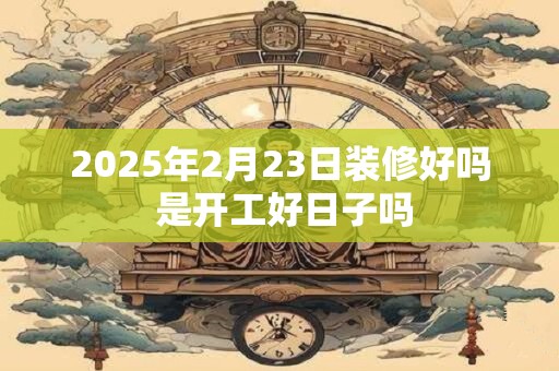 2025年2月23日装修好吗 是开工好日子吗