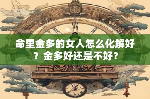 命里金多的女人怎么化解好？金多好还是不好？