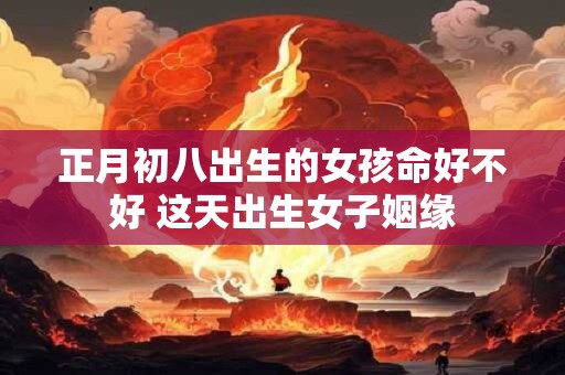 正月初八出生的女孩命好不好 这天出生女子姻缘