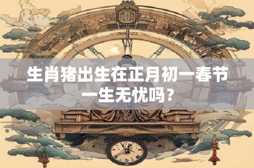 生肖猪出生在正月初一春节一生无忧吗？