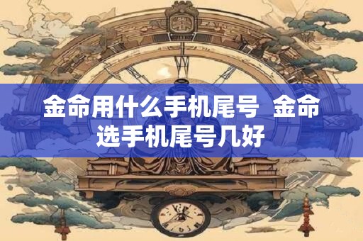 金命用什么手机尾号  金命选手机尾号几好