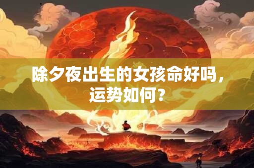 详细阅读:除夕夜出生的女孩命好吗,运势如何? 除夕夜出生的女孩命好吗,运势如何?