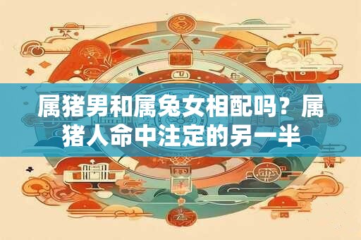 属猪男和属兔女相配吗？属猪人命中注定的另一半
