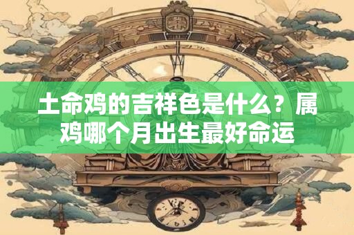 土命鸡的吉祥色是什么？属鸡哪个月出生最好命运