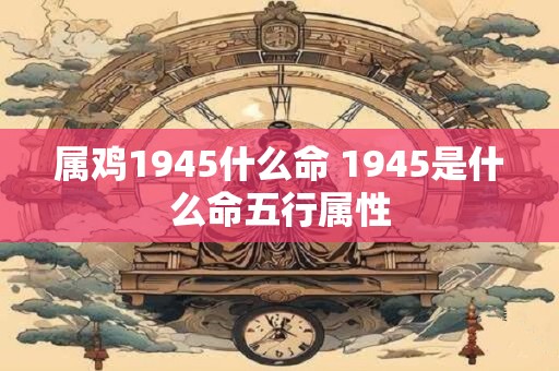 详细阅读:属鸡1945什么命 1945是什么命五行属性 属鸡1945什么命 1945是什么命五行属性