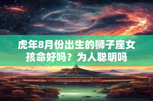 虎年8月份出生的狮子座女孩命好吗？为人聪明吗