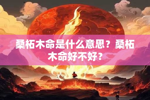 桑柘木命是什么意思？桑柘木命好不好？