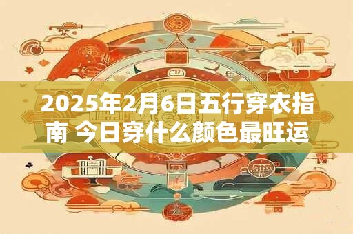 2025年2月6日五行穿衣指南 今日穿什么颜色最旺运