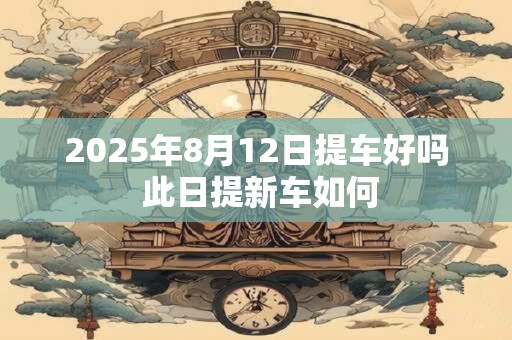 2025年8月12日提车好吗 此日提新车如何