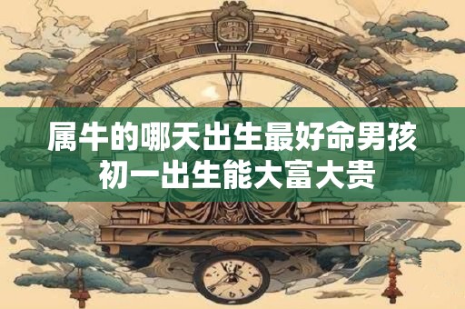 属牛的哪天出生最好命男孩 初一出生能大富大贵