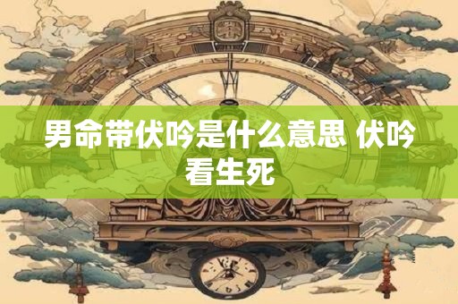 男命带伏吟是什么意思 伏吟看生死