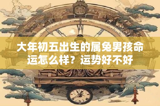 大年初五出生的属兔男孩命运怎么样？运势好不好